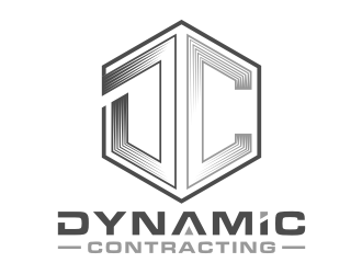 Dynamic Contracting logo design by Artomoro