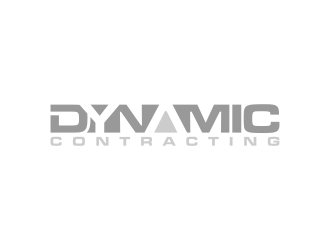 Dynamic Contracting logo design by BlessedArt