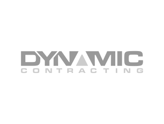 Dynamic Contracting logo design by BlessedArt