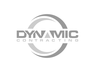 Dynamic Contracting logo design by BlessedArt
