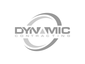 Dynamic Contracting logo design by BlessedArt