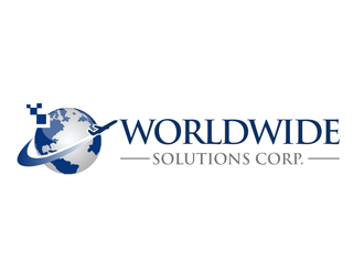 Worldwide Solutions Corp. logo design by kunejo