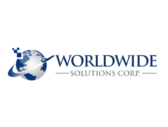 Worldwide Solutions Corp. logo design by kunejo