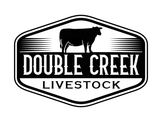 Double Creek Livestock logo design by kunejo