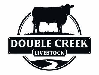 Double Creek Livestock logo design by Mardhi