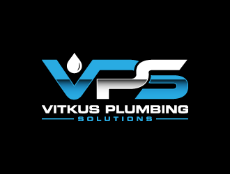 Vitkus Plumbing Solutions  logo design by denfransko