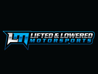 Lifted & Lowered Motorsports logo design by REDCROW