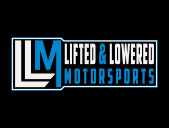 Lifted & Lowered Motorsports logo design by pilKB