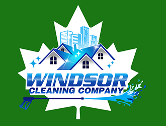 Windsor Cleaning Company logo design by 3Dlogos