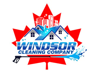 Windsor Cleaning Company logo design by 3Dlogos