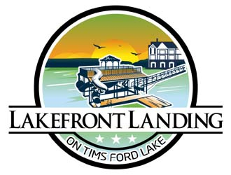 Lakefront Landing on Tims Ford Lake logo design by DreamLogoDesign