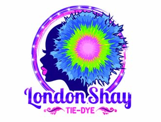 London Shay Tie-Dye logo design by DreamLogoDesign