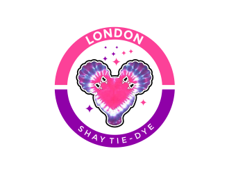 London Shay Tie-Dye logo design by Girly