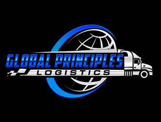 Global Principles Logistics logo design by 3Dlogos