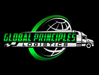 Global Principles Logistics logo design by 3Dlogos
