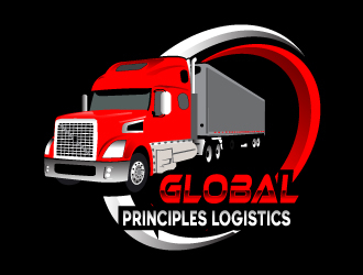 Global Principles Logistics logo design by Suvendu