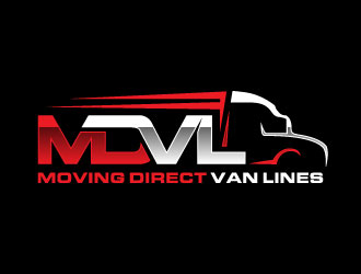 Moving Direct Van Lines logo design by bernard ferrer