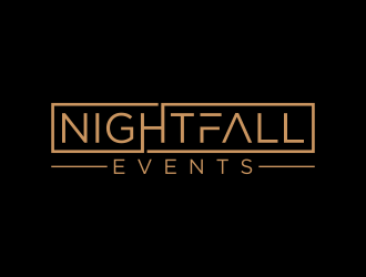 Nightfall Events  logo design by mukleyRx