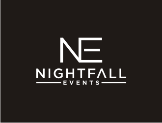Nightfall Events  logo design by Artomoro