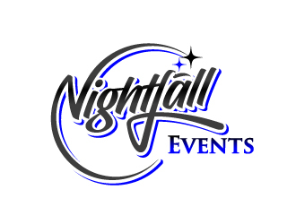 Nightfall Events  logo design by aRBy