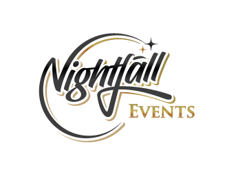 Nightfall Events  logo design by aRBy
