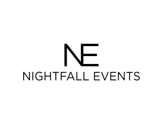 Nightfall Events  logo design by aflah
