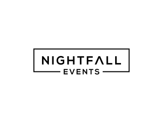 Nightfall Events  logo design by hashirama