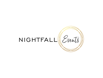 Nightfall Events  logo design by hashirama