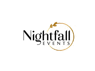 Nightfall Events  logo design by fawadyk