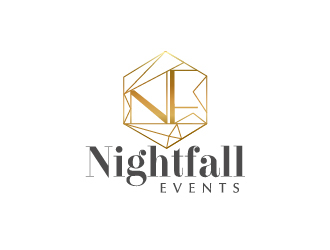 Nightfall Events  logo design by fawadyk