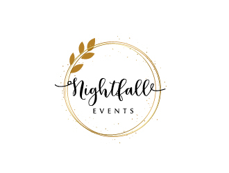 Nightfall Events  logo design by fawadyk