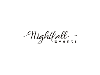Nightfall Events  logo design by aflah