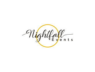 Nightfall Events  logo design by aflah