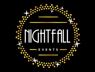 Nightfall Events  logo design by cikiyunn