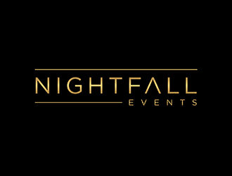 Nightfall Events  logo design by ndaru