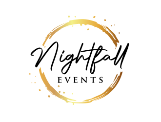 Nightfall Events  logo design by serprimero