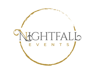 Nightfall Events  logo design by Roma