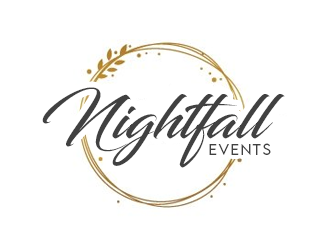 Nightfall Events  logo design by kunejo