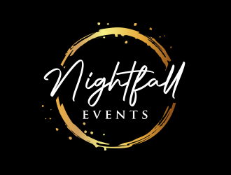 Nightfall Events  logo design by serprimero
