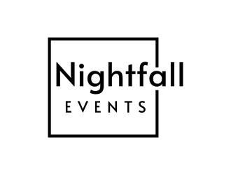 Nightfall Events  logo design by graphicstar