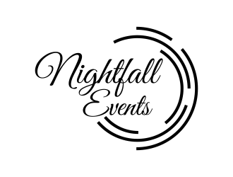 Nightfall Events  logo design by graphicstar