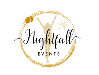 Nightfall Events  logo design by pollo