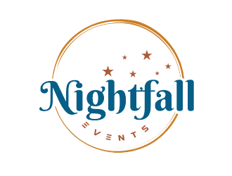 Nightfall Events  logo design by TMOX