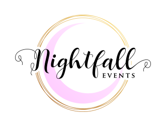 Nightfall Events  logo design by lexipej