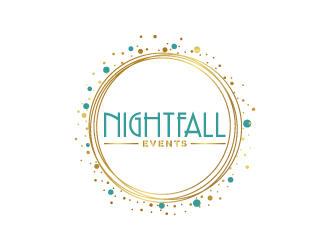 Nightfall Events  logo design by Erasedink