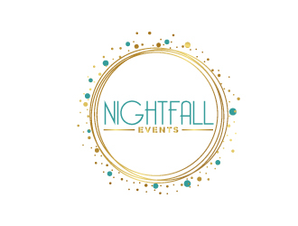 Nightfall Events  logo design by Erasedink