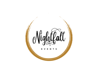 Nightfall Events  logo design by ngattboy