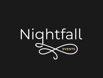 Nightfall Events  logo design by ngattboy