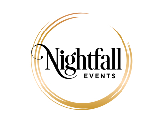 Nightfall Events  logo design by excelentlogo