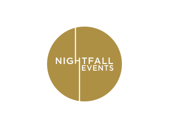 Nightfall Events  logo design by bismillah